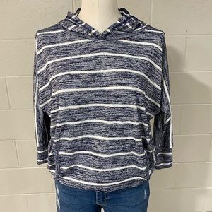 Size medium blue striped top